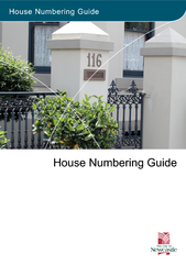 House Numbering Guide was produced by City Assets Group of