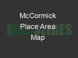 McCormick Place Area Map 
