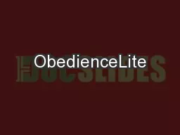 ObedienceLite