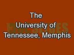 The University of Tennessee, Memphis