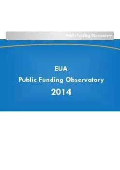 Public Funding Observatory