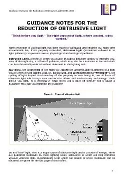 Guidance Notes for the Reduction of Obtrusive Light GN01:2011
...