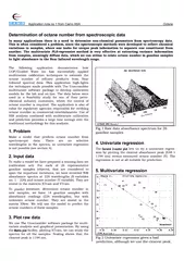 Application note no 1 from Camo ASA OctaneDetermination of octane numb