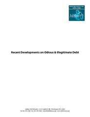 Recent Developments on Odious & Illegitimate Debt