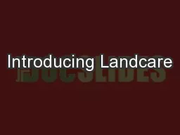 Introducing Landcare