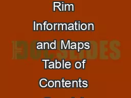 The Guide Autumn South Rim Information and Maps Table of Contents Special Programs 