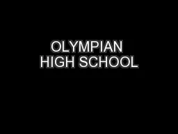 OLYMPIAN HIGH SCHOOL
