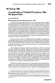 ConsiderationofOmittedProceduresAftertheReportDateAUSection390Consider