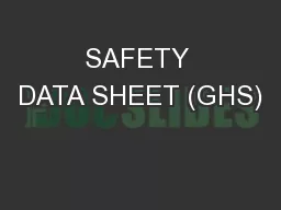 SAFETY DATA SHEET (GHS)