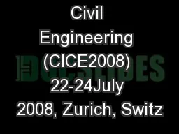 mposites in Civil Engineering (CICE2008) 22-24July 2008, Zurich, Switz