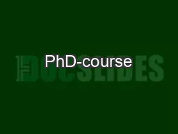 PhD-course