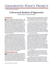 A Structural Analysis of Oppression