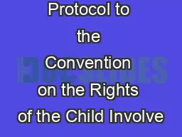 Optional Protocol to the Convention on the Rights of the Child Involve