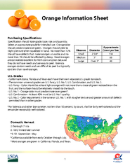 Orange Information Sheet