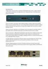 OverviewIntercomsystemcomprisedfullydigitalcentralrange