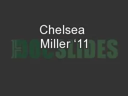 Chelsea Miller ‘11