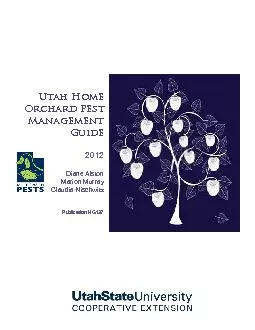 Utah Home   Orchard Pest   Management  Guide