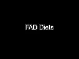 FAD Diets