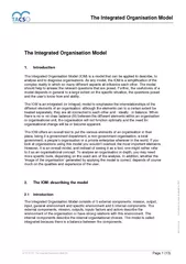 The Integrated Organisation Model