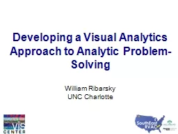 Developing a Visual Analytics Approach to Analytic Problem-