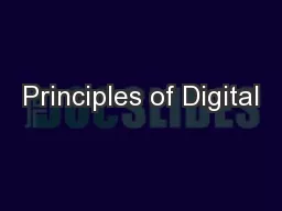 Principles of Digital