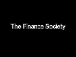 The Finance Society