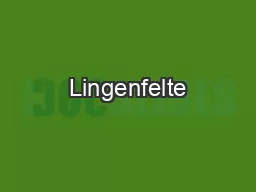 Lingenfelte