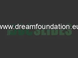 www.dreamfoundation.eu