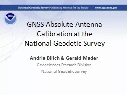 GNSS Absolute Antenna Calibration at the