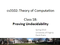 cs3102: Theory of Computation
