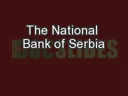 The National Bank of Serbia