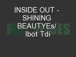 INSIDE OUT - SHINING BEAUTYEs/ Ibot Tdi