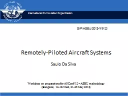 Remotely-Piloted Aircraft Systems