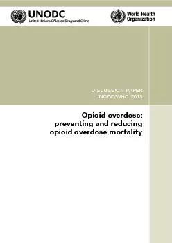 Opioid overdose: preventing and