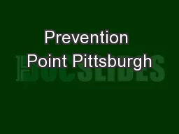 Prevention Point Pittsburgh