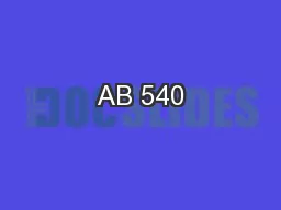 AB 540