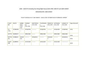 (IncludingFLIGHTSCHEDULE