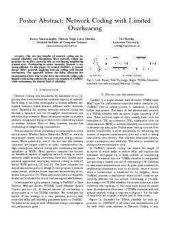 allocatesoneretransmissionslotforbothnodes.Networkcodingisappliedinthe