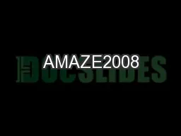 AMAZE2008