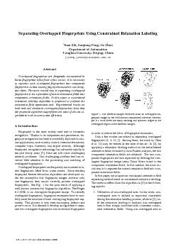 OverlappedFingerprintsUsingConstrainedRelaxationLabelingYuanShi,Jianji