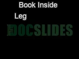 Book Inside Leg                                                                 
