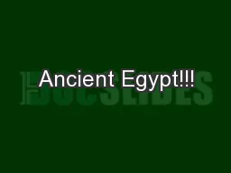 Ancient Egypt!!!