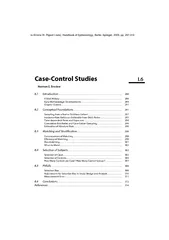 Case-ControlStudiesNormanE.Breslow6.1IntroductionABriefHistory
...