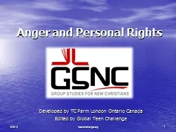 Anger and Personal Rights