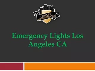 Emergency Lights Los Angeles CA