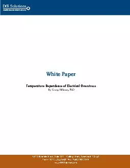 White Paper  Temperature Dependence of Electrical Overstress