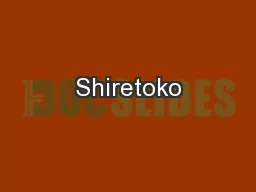 Shiretoko