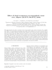 PDF-Eectofcloudoccurrencesontroposphericozoneover,Alipore(22.52N,88.33E),