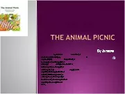 The animal picnic
