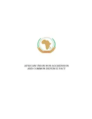 AFRICAN UNION NON-AGGRESSION  AND COMMON DEFENCE PACT